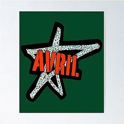 Avril Lavigne Logo Comfort  Poster