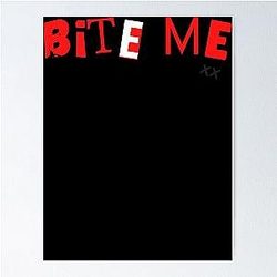 BITE ME! AVRIL LAVIGNE  Classic T-Shirt Poster