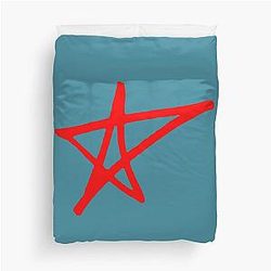 Avril Lavigne Star Logo-Sk8er Boi  Duvet Cover