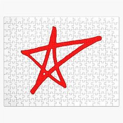 Mbengi21 Avril Lavigne Star Logo Jigsaw Puzzle