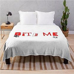 BITE ME! AVRIL LAVIGNE  Throw Blanket