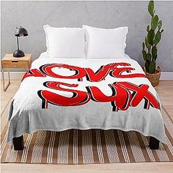 Avril Lavigne - love sux Throw Blanket
