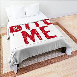 Vintage Bite Me Avril Lavigne Comforter