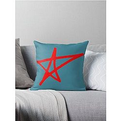 Avril Lavigne Star Logo-Sk8er Boi  Throw Pillow