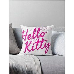 Avril Lavigne Hello Throw Pillow