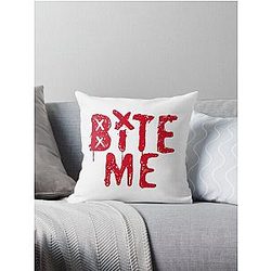 Bite Me Avril Lavigne Throw Pillow