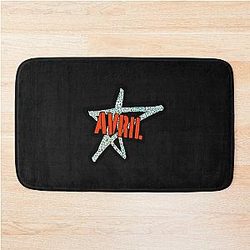 Avril Lavigne Logo Comfort Classic T-Shirt Bath Mat