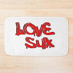 Avril Lavigne - love sux Bath Mat