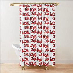 Avril Lavigne - love sux Shower Curtain