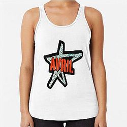 Avril Lavigne Logo           Racerback Tank Top