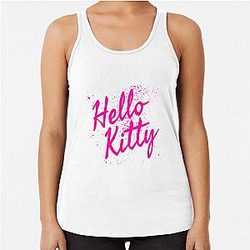 Avril Lavigne Hello Racerback Tank Top