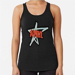 Avril Lavigne Logo Comfort  Racerback Tank Top
