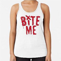Bite Me Avril Lavigne Racerback Tank Top