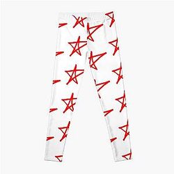 Mbengi21 Avril Lavigne Star Logo Leggings