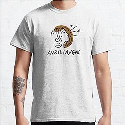 Pop Punk Princess: Elevate Your Wardrobe with Avril Lavigne's Signature Look Classic T-Shirt