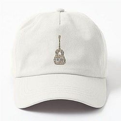 Lyric of Avril Lavigne - Not Enough 2011, guitar shape lyric Classic  Dad Hat