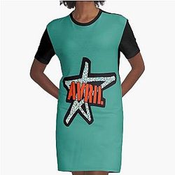 Avril Lavigne 	 Comfort 	 	 Graphic T-Shirt Dress