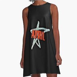 Avril Lavigne Logo Comfort Classic T-Shirt A-Line Dress