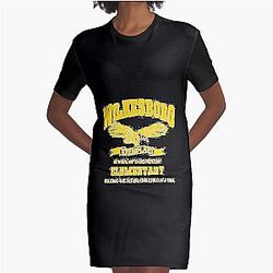 Avril Lavigne Sk8er Boi Green Wilkesboro Graphic T-Shirt Dress