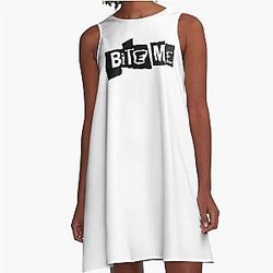 BITE ME - Avril Lavigne Music Video Tee A-Line Dress