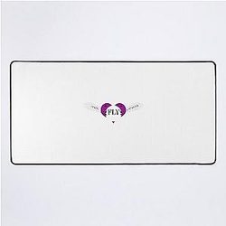 BEAUTIFULL SINGER AVRIL LAVIGNE LOGO Desk Mat