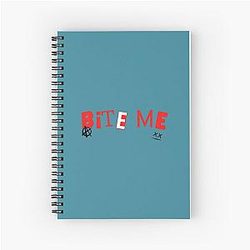 BITE ME! AVRIL LAVIGNE   Spiral Notebook