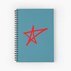 Avril Lavigne Star Logo-Sk8er Boi  Spiral Notebook