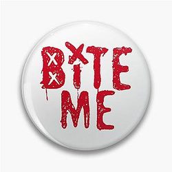 Vintage Bite Me Avril Lavigne Pin