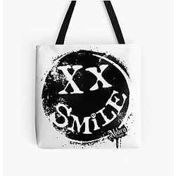 Avril Lavigne Smile All Over Print Tote Bag