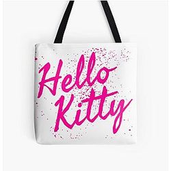 Avril Lavigne Hello All Over Print Tote Bag