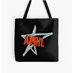 Avril Lavigne Logo Comfort Classic All Over Print Tote Bag