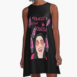 Awkwafina is Nora From Queens Female Empowerment A-Line Dress
