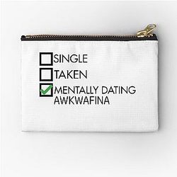 Mentally dating Awkwafina Zipper Pouch