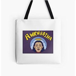 Awkwafina Over Print Tote Bag