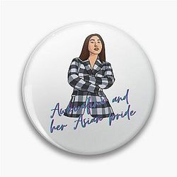Awkwafina and her Asian Pride Pin