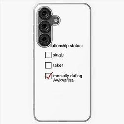 Mentally dating Awkwafina Soft Case