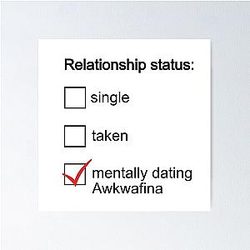 Mentally Dating Awkwafina Poster