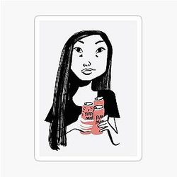 Awkwafina Yerba Mate Ink Sticker