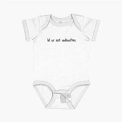 Not Awkwafina Short Sleeve Baby One-Piece