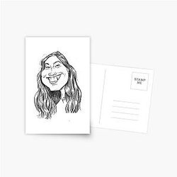 Awkwafina Postcard
