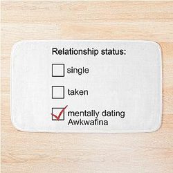 Mentally dating Awkwafina Bath Mat