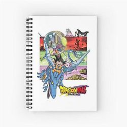 Dragon Ball Zmai Shadows of the Lost Realm Spiral Notebook