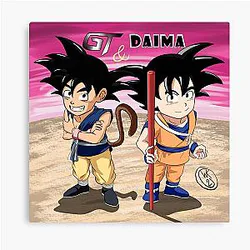Dragon Ball GT Daimao Canvas Print