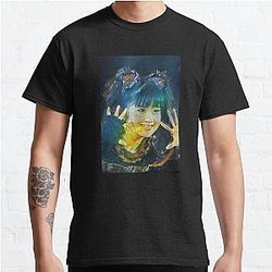 Yui-Metal Smiley Fox Goddess Babymetal Painting Digital Fan Art Classic T-Shirt RB2709