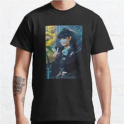 Su-Metal Smiley Fox Goddess Babymetal Painting Digital Fan Art Classic T-Shirt RB2709