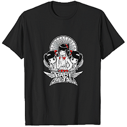 Girls metal Baby Metal Japanese Band T-Shirt