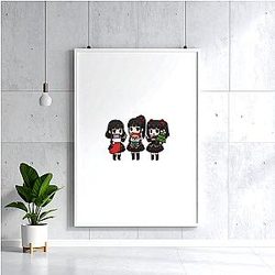 Babymetal – Festive Fury Holiday Chaos Babymetal Poster