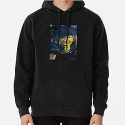 Moa-Metal Smiley Fox Goddess Babymetal AI Painting Digital Fan Art Pullover Hoodie RB2709