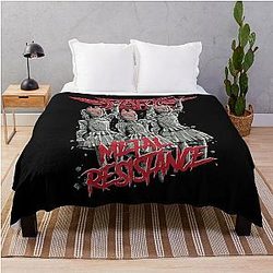 Rocket BABYMETAL FireBabymetal Merch Throw Blanket RB2709