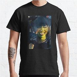 Moa-Metal Smiley Fox Goddess Babymetal AI Painting Digital Fan Art Classic T-Shirt RB2709